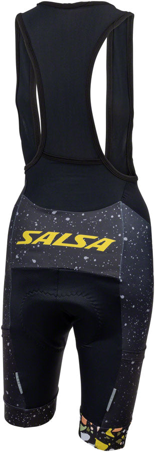 Salsa Womens Terrazzo Aero Cargo Bib Short - Small Black