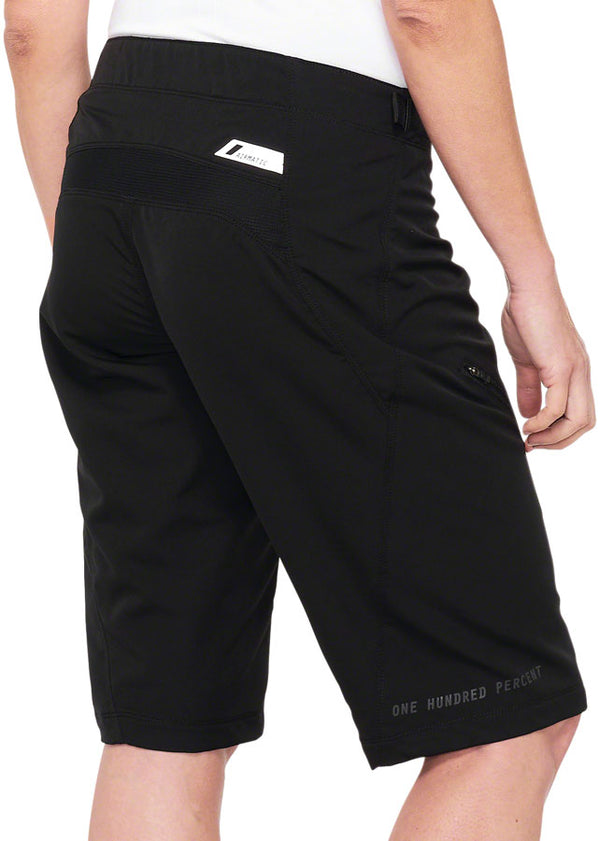 100% Airmatic Shorts - Black Womens Small