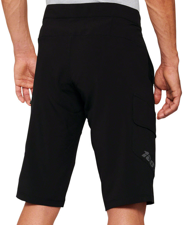 100% Ridecamp Shorts with Liner - Black Size 30