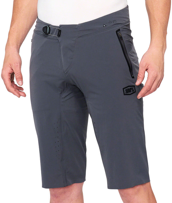 100% Celium Shorts - Charcoal Mens Size 32