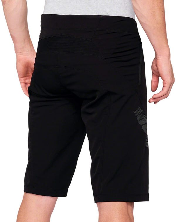 100% Airmatic Shorts - Black Mens Size 36