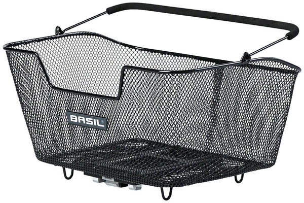 Basil Base M MIK Rear Basket Steel Black