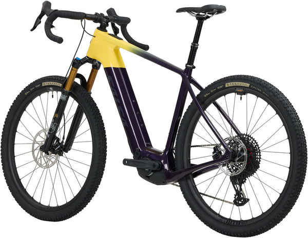 Salsa Tributary C Force X0 AXS Transmission SUS Ebike - 29" Carbon Amethyst/YLW Small
