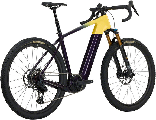 Salsa Tributary C Force X0 AXS Transmission SUS Ebike - 29" Carbon Amethyst/YLW Medium