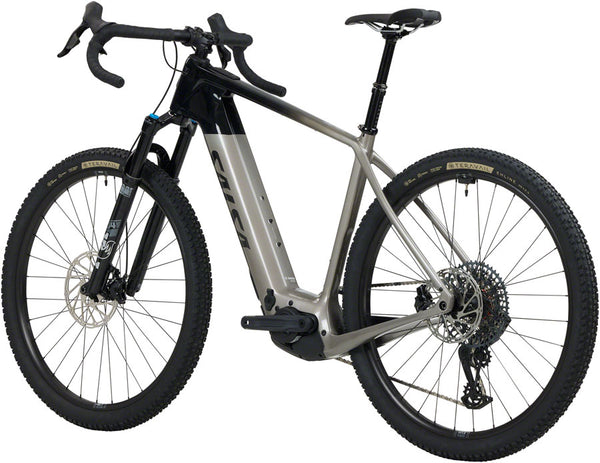 Salsa Tributary C Rival GX AXS Transmission SUS Ebike - 29" Carbon Charcoal/BLK Small