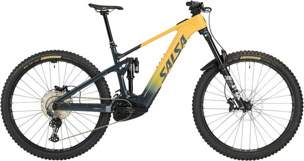 Salsa Notch C Deore 12 Ebike - 29" Carbon Slate / Apricot Large