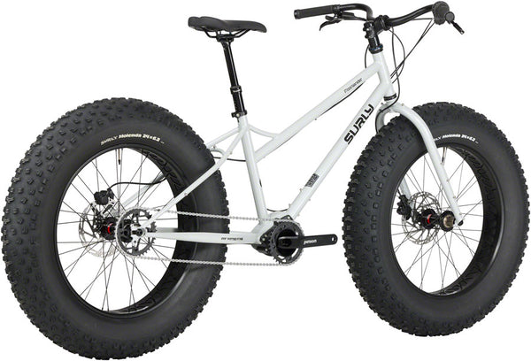 Surly Moonlander Fat Tire Bike - 24" Steel Lunar Dust Gray X-Large