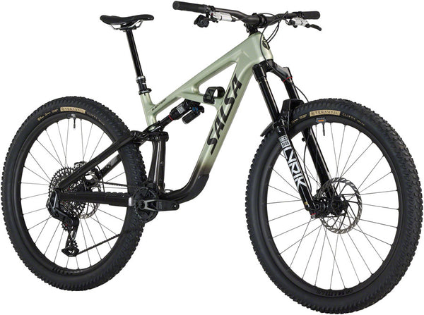 Salsa BLKthorn 145 C X0 AXS Transmission Bike - 29" Carbon CoffeeBLK / Sage Large
