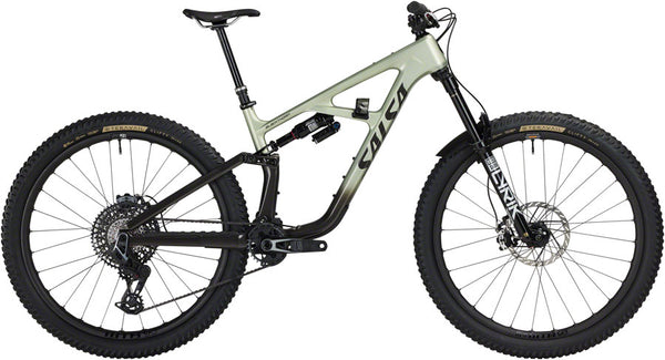 Salsa BLKthorn 145 C X0 AXS Transmission Bike - 29" Carbon CoffeeBLK / Sage Large