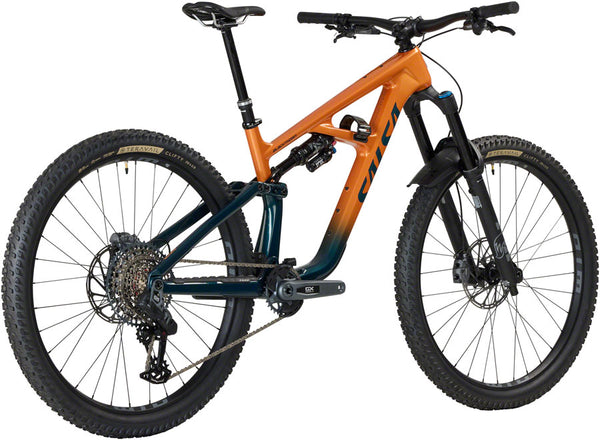 Salsa BLKthorn 145 C GX AXS Transmission Bike - 29" Carbon Slate / Terracotta Small