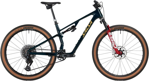 Salsa Spearfish C Deluxe XO AXS Transmission Bike - 29" Carbon Midnight Carbon X-Large