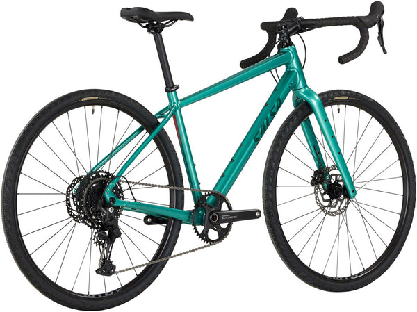 Salsa Journeyer Drop Bar Cues 1x10 Bike - 700c Aluminum Teal Green 55cm