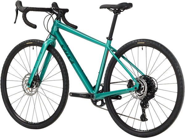 Salsa Journeyer Drop Bar Cues 1x10 Bike - 700c Aluminum Teal Green 53cm