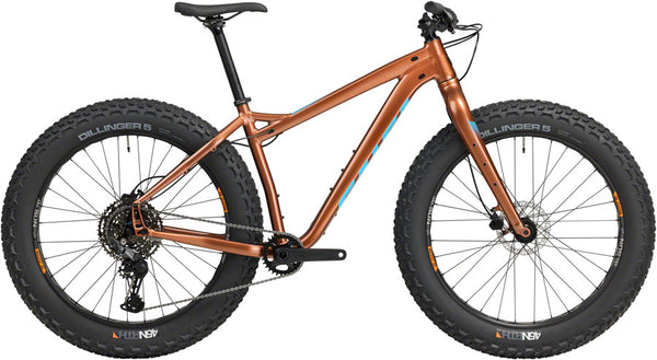 Salsa Heyday! Cues Fat Tire Bike - 26" Aluminum Bronze Large