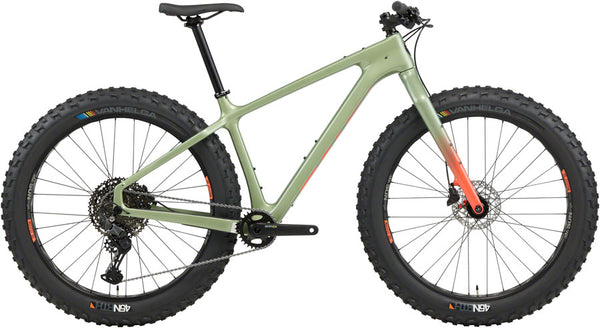 Salsa Beargrease C Cues 11 Fat Tire Bike - 27.5" Carbon Sage Green Small