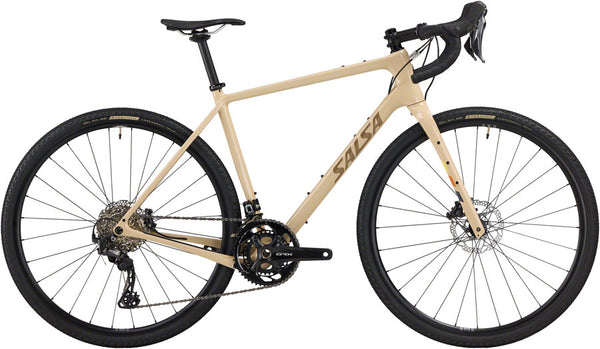 Salsa Warbird C GRX 820 2x12 Bike - 700c Carbon Tan 54.5cm