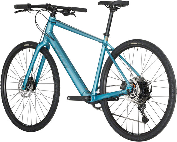 Salsa Confluence Flat Bar Cues 11 Ebike - 700c Aluminum Dark Cyan Medium