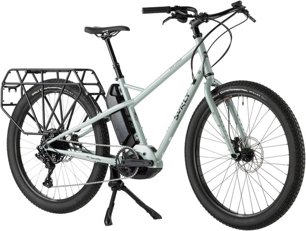 Surly Skid Loader Cargo Ebike - 27.5" Steel Bathwater Gray Large