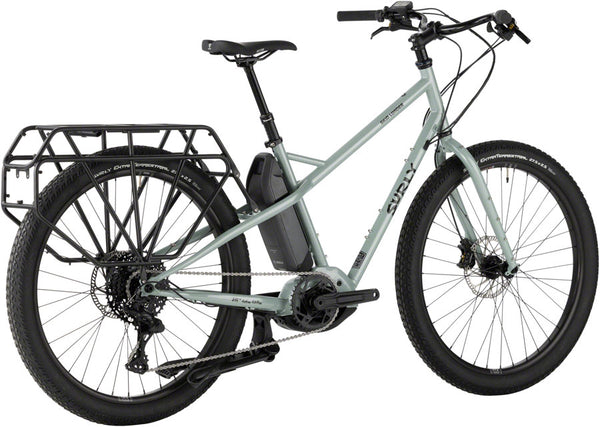 Surly Skid Loader Cargo Ebike - 27.5" Steel Bathwater Gray Large