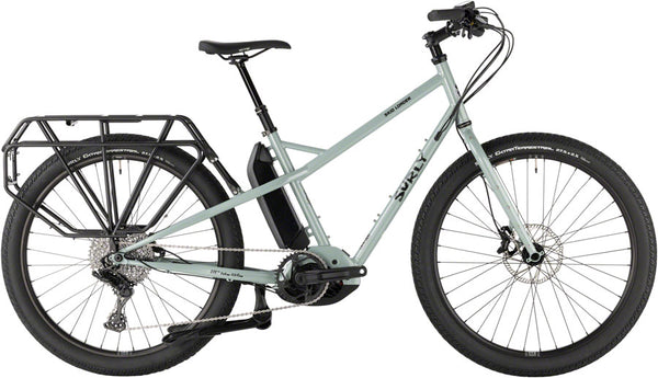 Surly Skid Loader Cargo Ebike - 27.5" Steel Bathwater Gray Medium