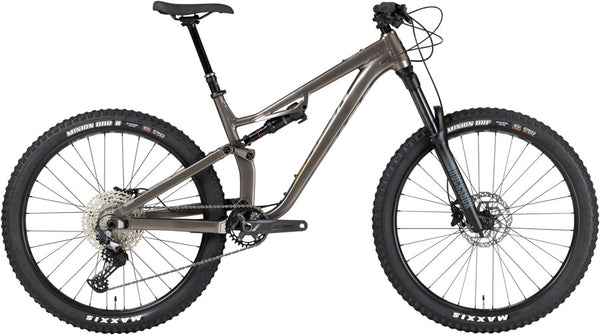 Salsa Rustler Deore 12 Bike - 27.5" Aluminum Gray X-Small