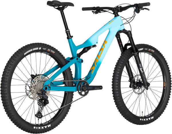 Salsa Rustler Carbon SLX Bike - 27.5" Carbon Teal Fade Small