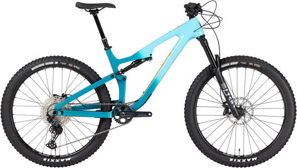 Salsa Rustler Carbon SLX Bike - 27.5" Carbon Teal Fade Small