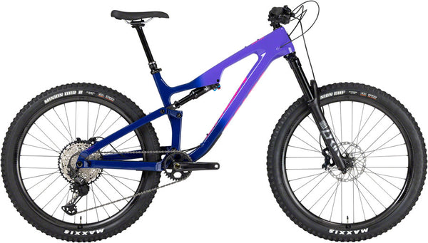 Salsa Rustler Carbon XT Bike - 27.5" Carbon Purple Fade Large