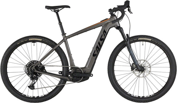 Salsa Tributary Apex Eagle SUS Ebike - 29" Aluminum Charcoal X-Large