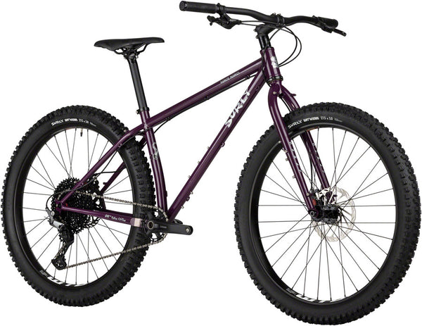 Surly Karate Monkey Bike - 27.5" Steel Organic Eggplant Small