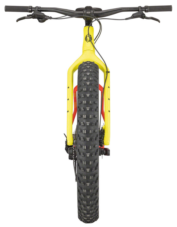 Salsa Beargrease Carbon Deore 11spd Fat Bike - 27.5" Carbon Orange/YLW Fade Small