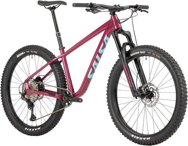 Salsa Timberjack XT 27.5+ Bike - 27.5" Aluminum Dark Red Small