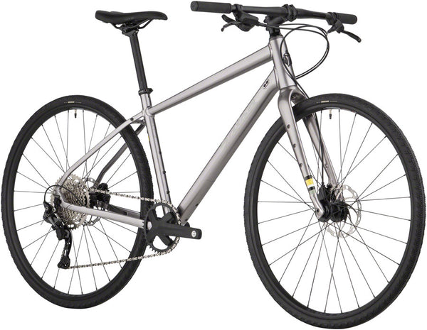 Salsa Journeyer Flat Bar Deore 10 700 Bike - 700c Aluminum Ash Grey XS