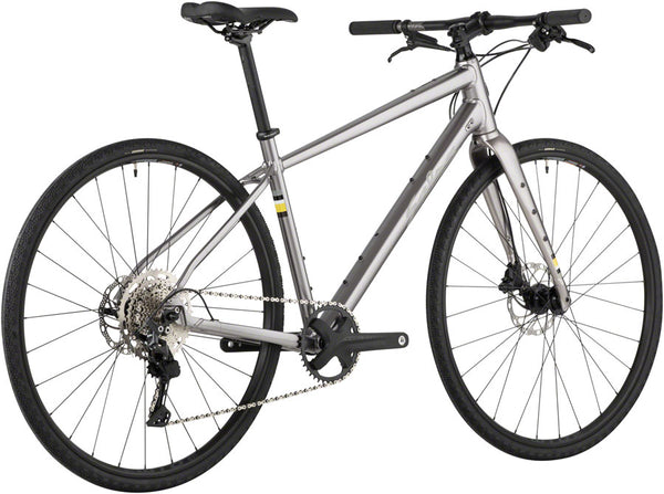 Salsa Journeyer 2.1 Flat Bar Deore 10 700 Bike - 700c Aluminum Ash Grey XL