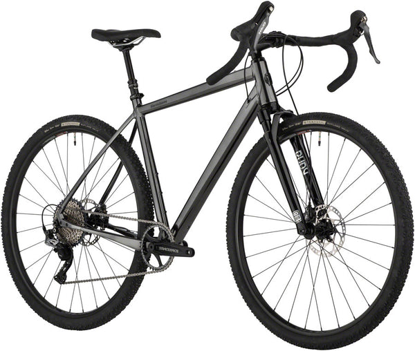 Salsa Stormchaser GRX 810 1x SUS Bike - 700c Aluminum Black 49cm