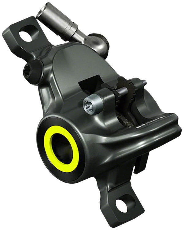 Magura MT8 SL Disc Brake Caliper - Front Rear Post Mount 2-Piston Gray/Red/YLW