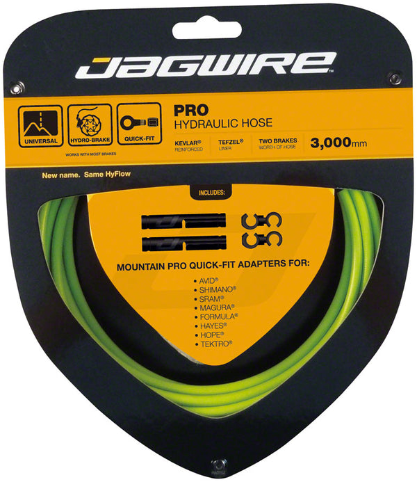 Jagwire Pro Hydraulic Disc Brake Hose Kit 3000mm Organic Green