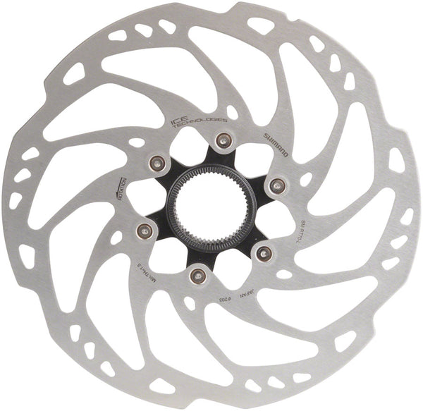 Shimano SLX SM-RT70-L Disc Brake Rotor - 203mm Center Lock Silver