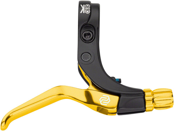 Promax Click V-Point Brake Lever - Long Reach Gold