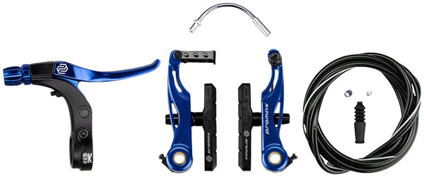 Promax P-1/Click V-Point Linear Pull Brake Kit - 85mm Blue