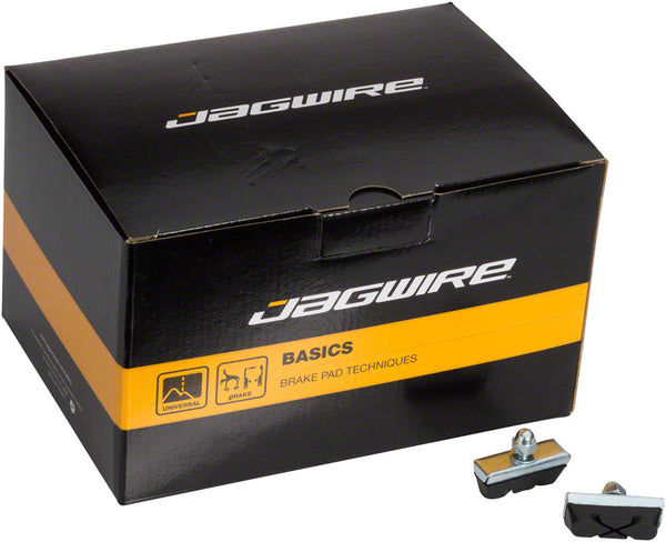 Jagwire Basics X-Caliper Brake Pads - Threaded Black Box of 50 Pairs