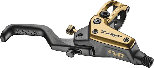 TRP EVO Pro HD-M9040 Disc Brake Lever - Right/Front Rear 1900mm Hose Post Mount 4-Piston Gold