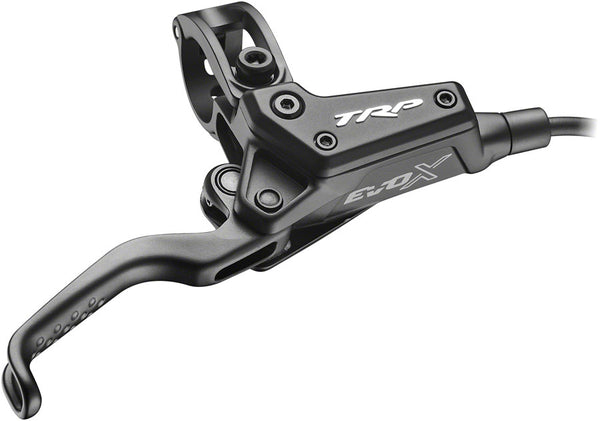 TRP EVO X HD-M9020 Disc Brake Lever - Right/Front Rear 1900mm Hose Post Mount 2-Piston BLK
