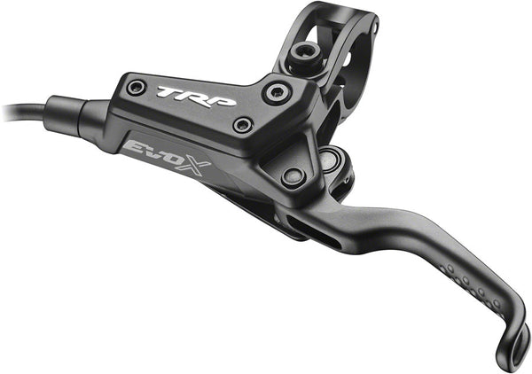 TRP EVO X HD-M9020 Disc Brake Lever - Left/Front Rear 1900mm Hose Post Mount 2-Piston BLK