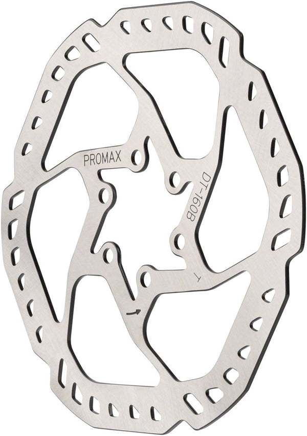 Promax Endurance E1 Disc Brake Rotor - 160mm 6-Bolt Silver