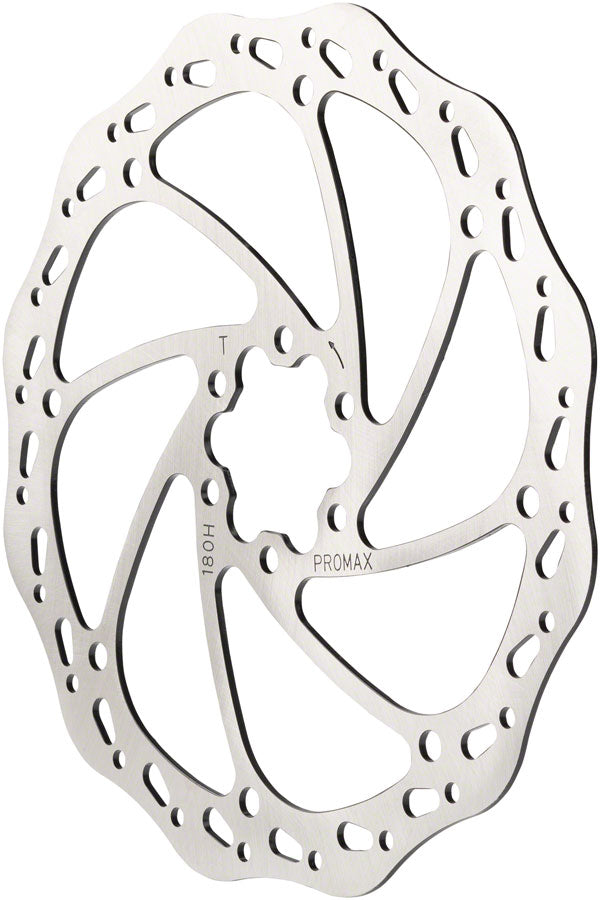 Promax Sport S1 Disc Brake Rotor - 180mm 6-Bolt Silver