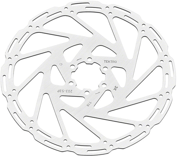Tektro TR203-53 Disc Rotor - 203mm 6-Bolt 1.8mm Thickness For 4-Piston Calipers