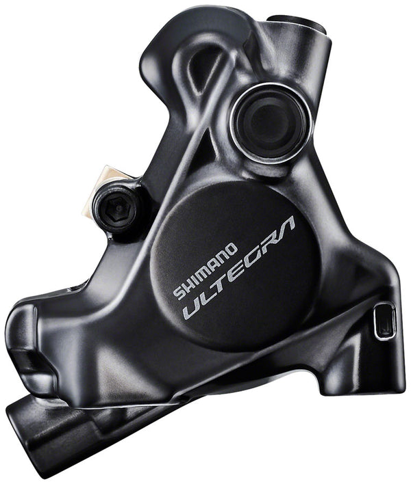 Shimano Ultegra BR-8170 Hydraulic Disc Brake Caliper - Rear Flat Mount Finned Resin Brake Pads