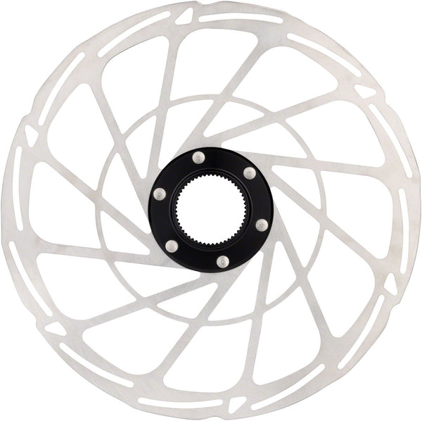 Jagwire Sport SR1 Disc Brake Rotor - 220mm Center Lock Silver