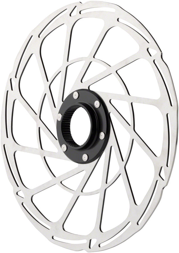 Jagwire Sport SR1 Disc Brake Rotor - 220mm Center Lock Silver